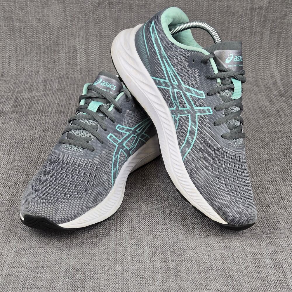 Asics Women's GEL-Excite 9 Running Shoes Size 10 Sheet Rock/Oasis Green